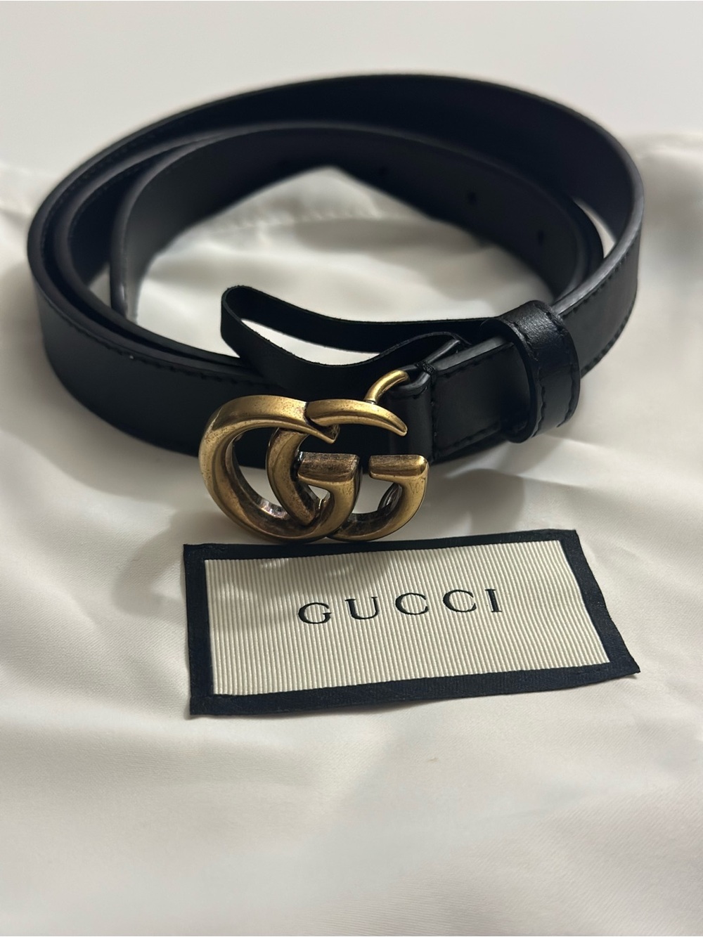 Gucci Marmont Thin Belt